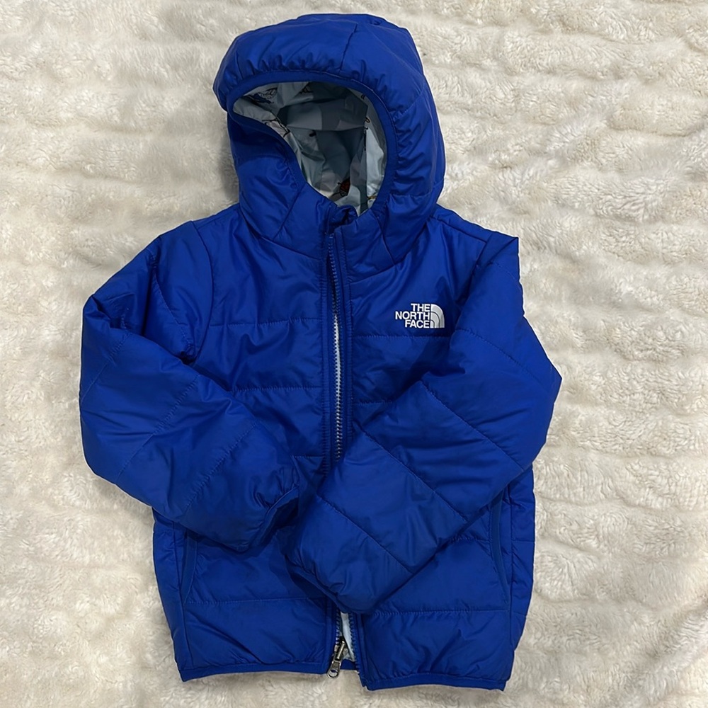 Reversible North Face Puffer with attached hood